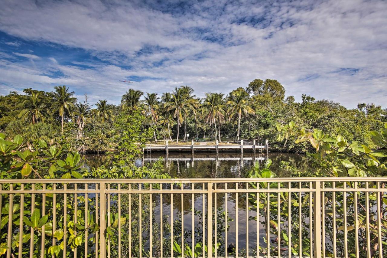 Canal Side Retreat With Dock, By Hollywood Boardwalk Fort Lauderdale Buitenkant foto